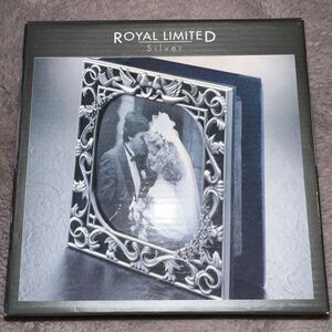 2000 Royal Limited Silver 4x6 Wedding Album Frame, Holds 80 Pictures - NEW